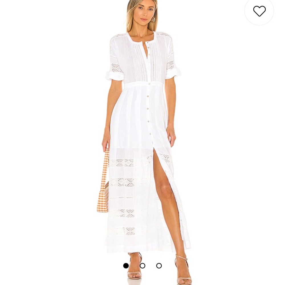 COPY - Love Shack Fancy “Edie” dress in white SMALL - NWT